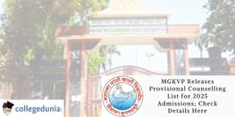 MGKVP Releases Provisional Counselling List for 2025 Admissions Check Details Here
